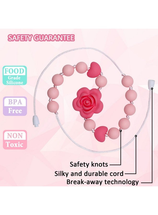 Flyaway Chew Necklaces For Sensory Kids And Adults, Silicone Chewy Necklace Sensory Toys For Children With Adhd Autism Anxiety, Oral Chew Toys For Kids Mouth Fidgets Tool - Bpa Free - Image 2
