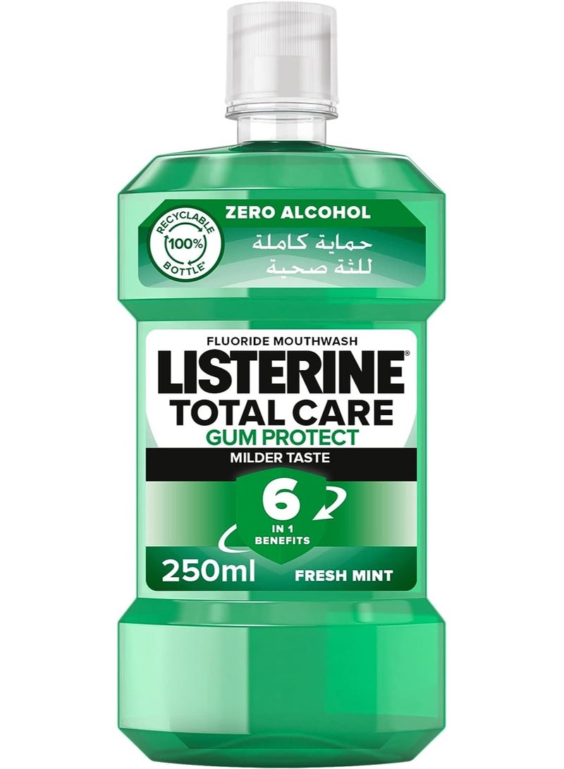 Listerine Fluoride Mouth Wash Total Care Fresh Mint - 250 ML - Image 1