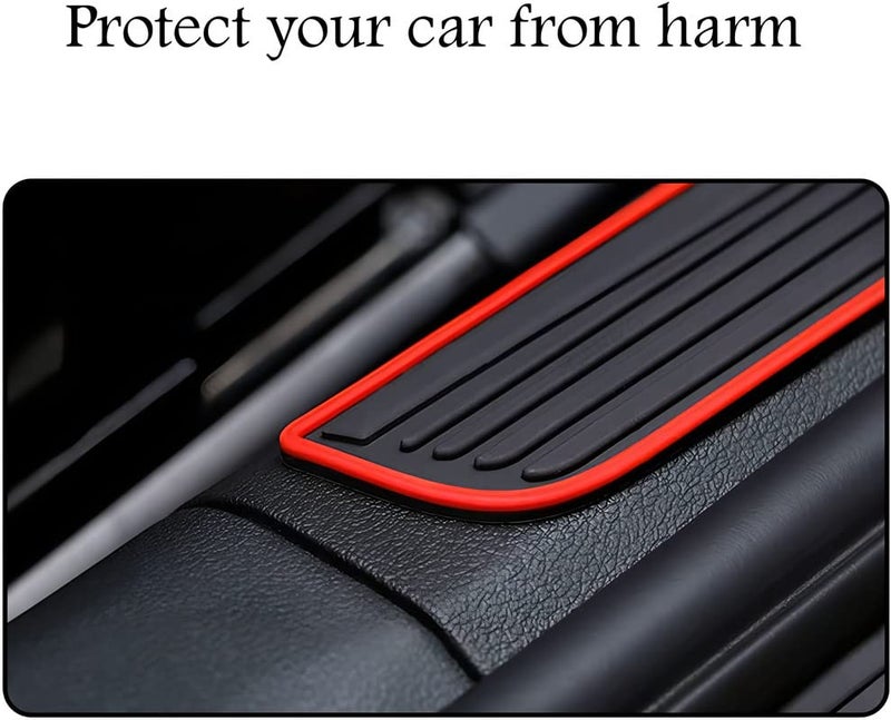 CARIZO Door Sill Plate Protectors Guards Sill Scuff Cover Panel Step Protector (Sparco, Pack of 4) Compatible with Hyundai Venue - Image 4