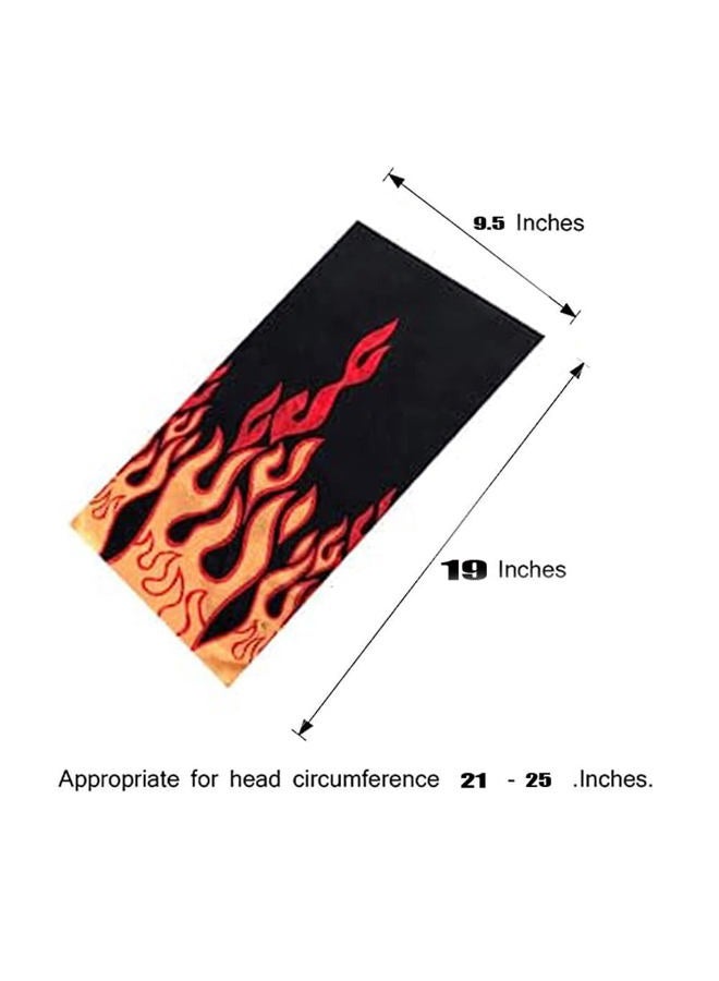 KINGREE 9PCS Face Mask Bandanas Headband Head Wrap Scarf Neck Warmer Headwear Balaclava for for Dust Sun Wind (Devil Series) - Image 3