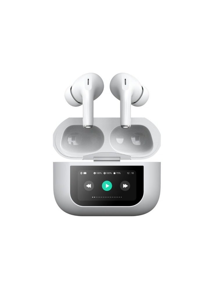 Trands - Trands MULTI- MODE DISPLAY WIRELESS EARBUDS, Light Weight Comfort, Touch Controls and Multi Mode Sound Control, Compatible With iOS& Android, Ideal for Gaming&Calling, LED Display,  Long-Lasting-Battery,  Type-C Charging Case. - Image 1