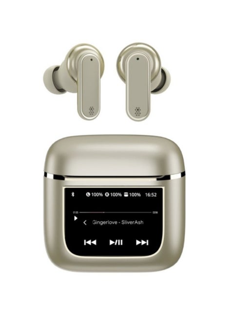 Trands MULTI- MODE DISPLAY WIRELESS EARBUDS, Light Weight Comfort, Touch Controls and Multi Mode Sound Control, Compatible With iOS& Android, Ideal for Gaming&Calling, LED Display,  Long-Lasting-Battery,  Type-C Charging Case.