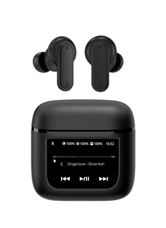 Trands - Trands MULTI- MODE DISPLAY WIRELESS EARBUDS, Light Weight Comfort, Touch Controls and Multi Mode Sound Control, Compatible With iOS& Android, Ideal for Gaming&Calling, LED Display,  Long-Lasting-Battery,  Type-C Charging Case. - Image 1