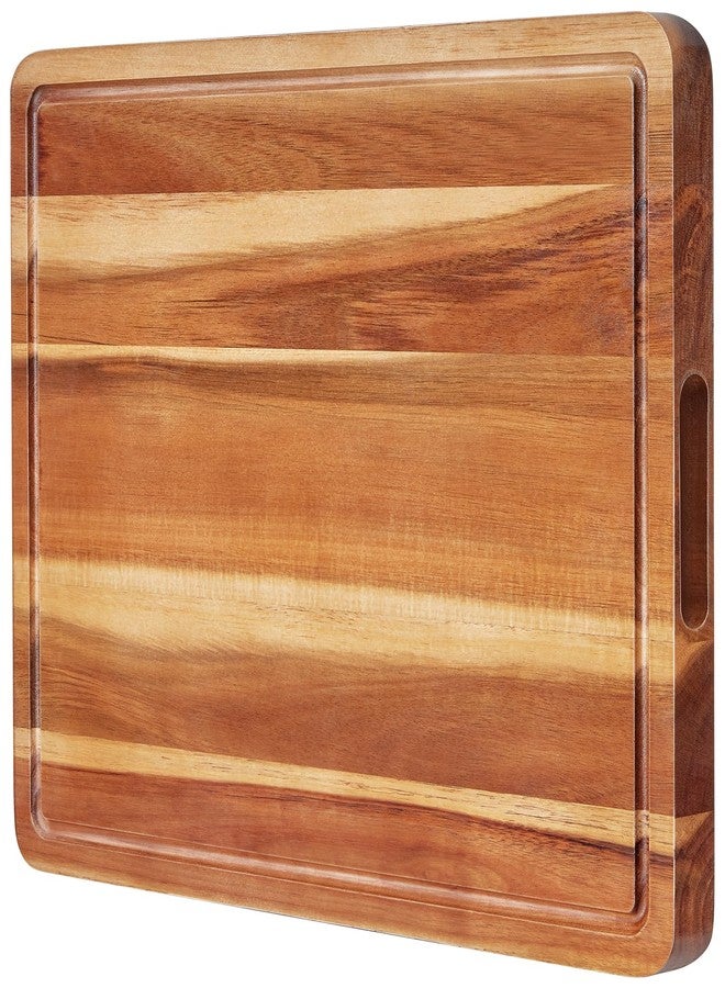 BEZIA 24 x 18 Inch XXL Countertop Cutting Boards - BEZIA Extra Large Chopping Board for Kitchen - Meat Cutting Board for BBQ - Turkey Carving Board - Extra Large Charcuterie Board with Handles, Juice Groove - Image 1