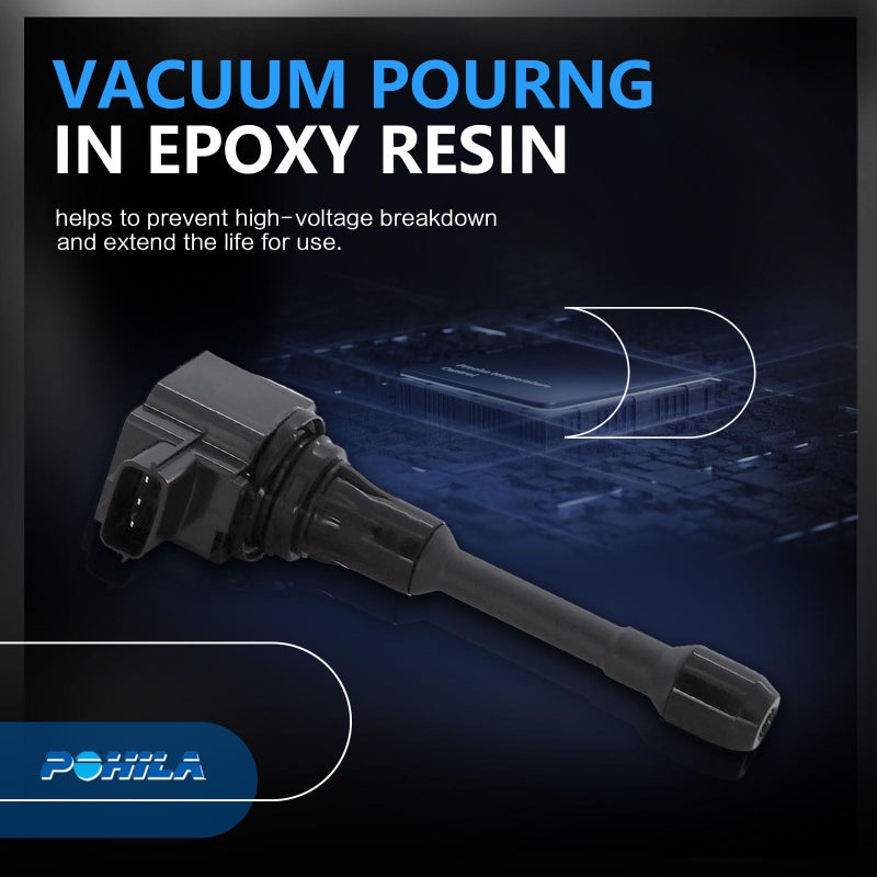 POHILA Ignition Coil Pack (4Pcs-Ignition Coil UF549) - Image 5
