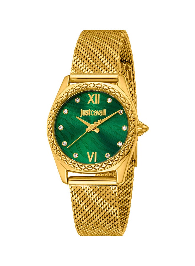 Just Cavalli ساعة ليدي لوسترو Jc1L313M0035 - كواتز أنثوية من الفولاذ المقاوم للصدأ 3 عقارب - Image 1