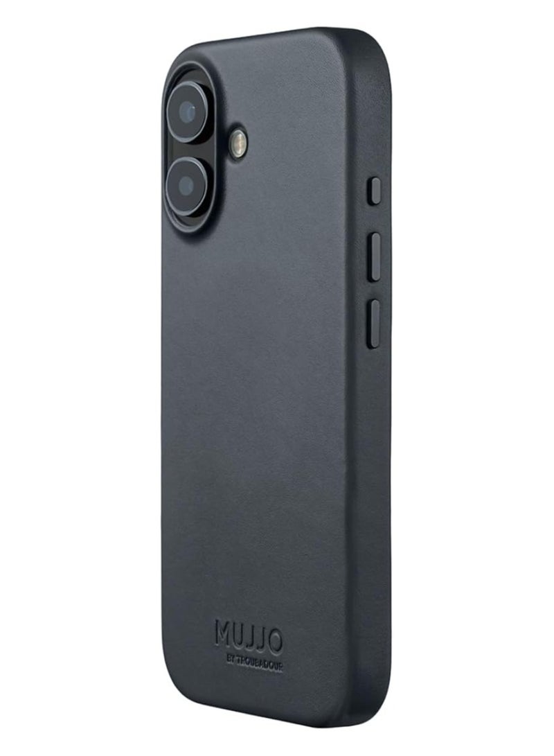 موجو جراب آيفون  جلدي - بازلت بشحن لاسلكي مغناطيسي - Image 1