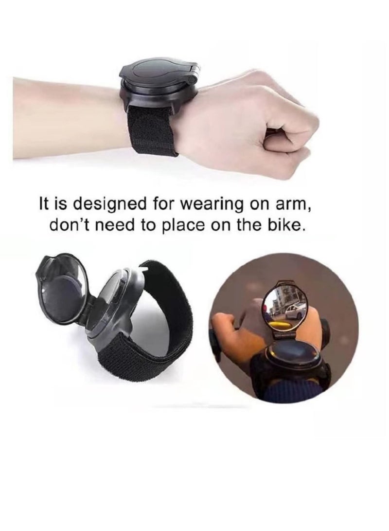 Excefore Bicycle Mirror, Cycling Rear View Mirror, Rotatable Adjustable Safe Rearview Mirror For Bicycle Mountain Bike Road Bikes - Image 3