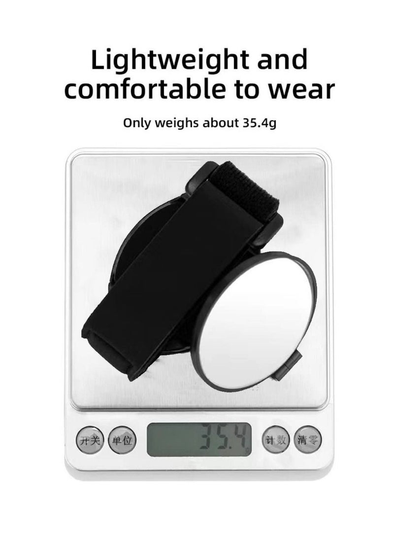 Excefore Bicycle Mirror, Cycling Rear View Mirror, Rotatable Adjustable Safe Rearview Mirror For Bicycle Mountain Bike Road Bikes - Image 5