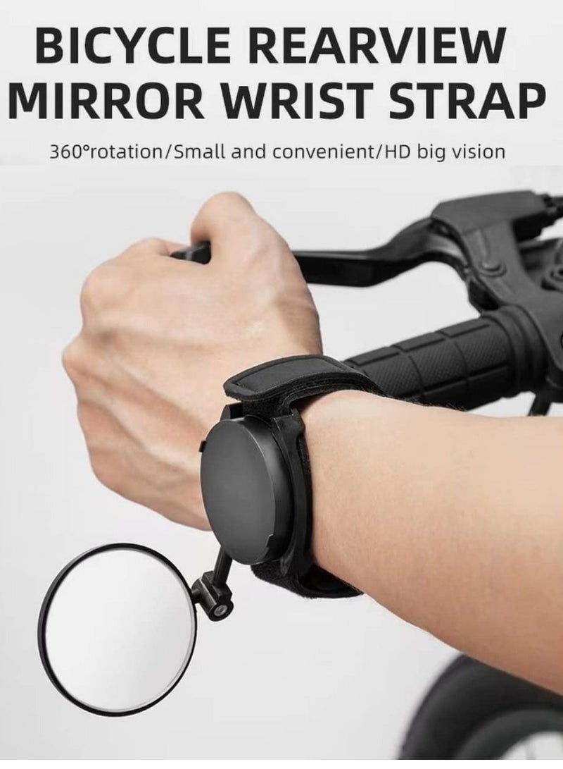 Excefore Bicycle Mirror, Cycling Rear View Mirror, Rotatable Adjustable Safe Rearview Mirror For Bicycle Mountain Bike Road Bikes - Image 2