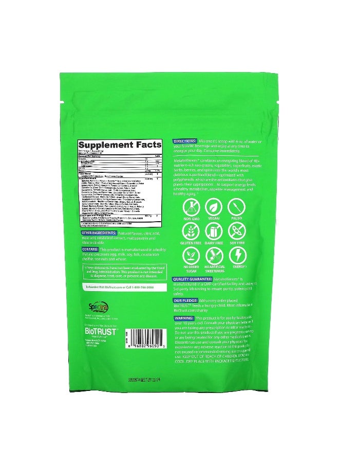 BioTrust BioTRUST, MetaboGreens, Energizing Berry, 9.2 oz (261 g)  - Image 2
