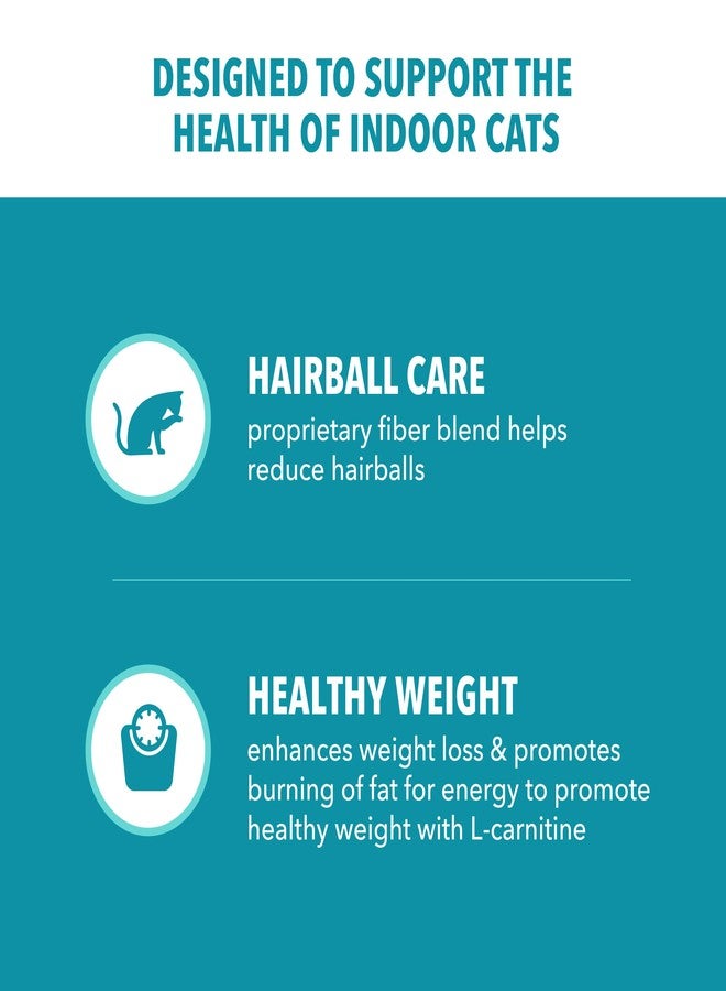IAMS Proactive Health Adult Indoor Weight & Hairball Care Dry Cat Food with Salmon, 3.5 lb. Bag - Image 3