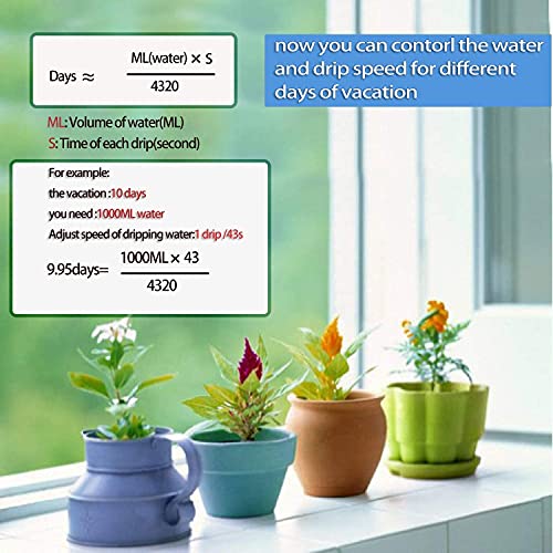 LABOTA 24 Pack Self Watering Spikes for Plant, Outdoor Automatic Plants Waterer, Insert Devices with Adjustable Vavle Switch for Garden Water Planter System Indoor & Outdoor - Image 5