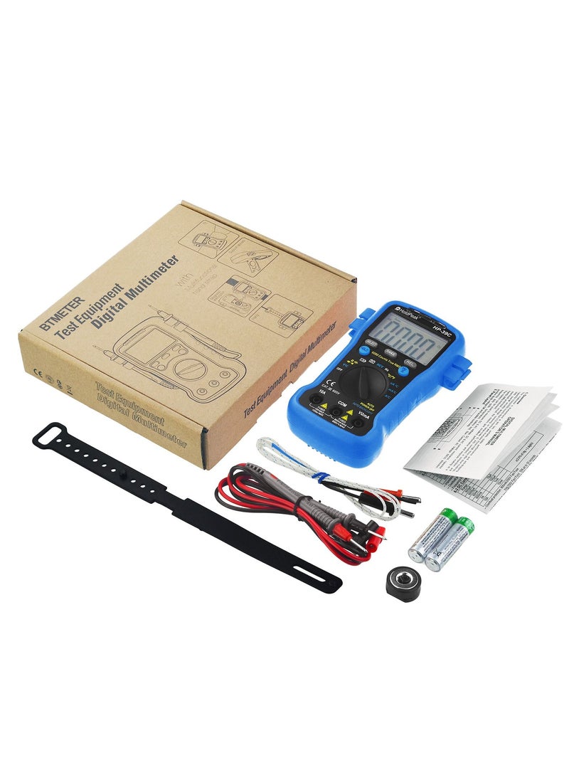 HoldPeak - Digital Multimeter HP-39C 6000 Counts AC/DC Voltmeter NCV Measure AC/DC Current & Voltage Temperature Capacitance True RMS Multimeter - Image 1