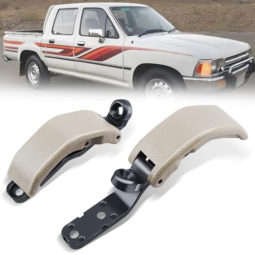 Amumu Rear Quarter Glass Window Latch Compatible with Toyota Tacoma 19892000 Pickup Hilux 19881997 4Runner 19891995 Brown - Image 1