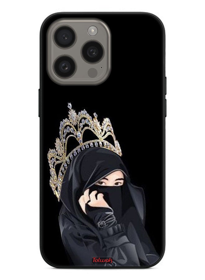 Tolwak Apple iPhone 15 Pro Protective Case Cover Queen Girl - Image 2