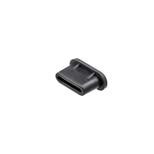 TOPPROS Pack of 20 Type C Silicone Protectors Cap Port Cover Anti Dust(0.37 x 0.16 x 0.24 inches) Black - Image 4