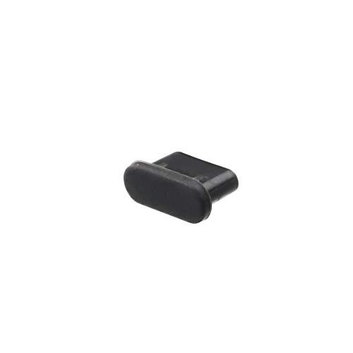 TOPPROS Pack of 20 Type C Silicone Protectors Cap Port Cover Anti Dust(0.37 x 0.16 x 0.24 inches) Black - Image 3