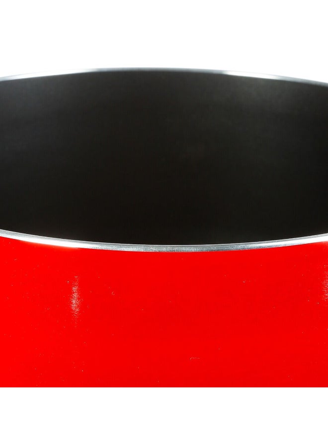 Five Simply Smart Essentielle Aluminum Induction Saucepan Red and Black 20cm 128847 - Image 2