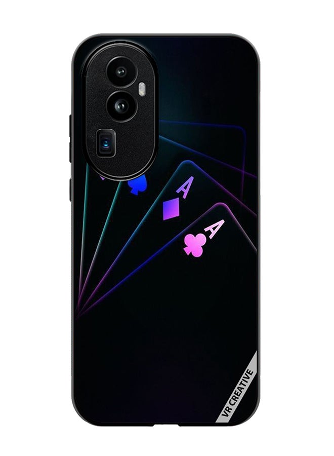 VR CREATIVE Protective Case Cover For Oppo Reno 10 Pro Plus Cards A Design Multicolour - Image 1
