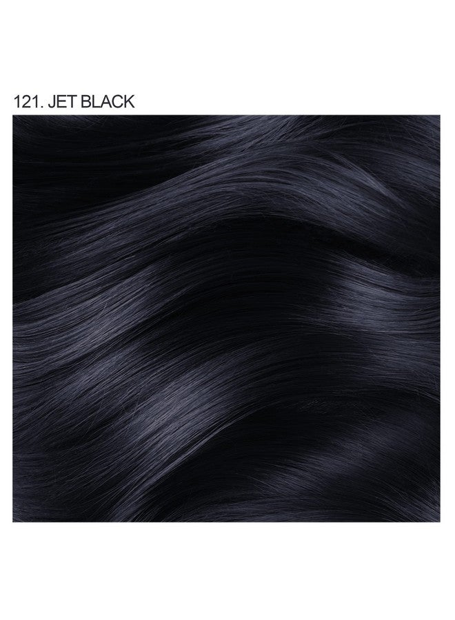 Adore صبغة شعر شبه دائمة نباتية وخالية من القسوة 4 أوقية سائلة 121 الأسود الداكن (عبوة من 1) - Image 3