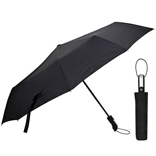 HACER 3 Fold Umbrella for Rain UV Coated Automatic with Auto Open and Close Big Size Windproof Rainy and Summer Season for Men Women Kids Girls Boys (Random) - Image 1