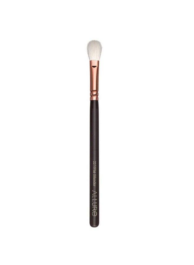 allure Professional Makeup Brushes For Eyes Rose Gold Flat Blender Brush - Image 2