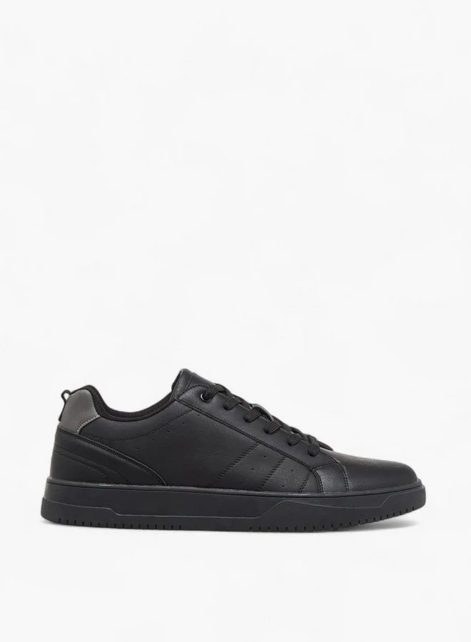 LBL by Shoexpress Men's Panelled Lace-Up Sneakers