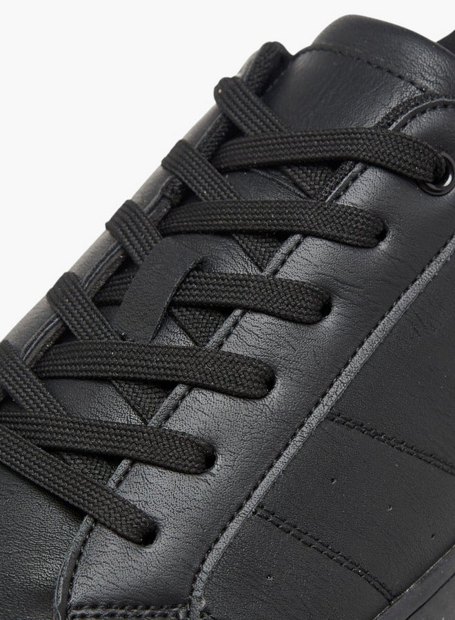 LBL by Shoexpress Men's Panelled Lace-Up Sneakers - Image 5