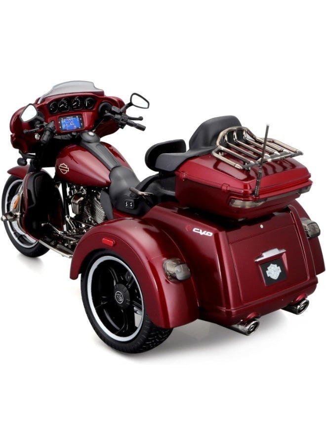 Maisto 1:12 Harley-Davidson 2021 CVO Tri Glide Diecast Trike Model Bike - Image 5