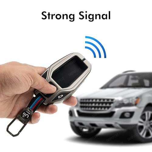 SHOPOFLUX Metal Key Cover Compatible for BMW X Series Screen Touch Smart key - Image 3