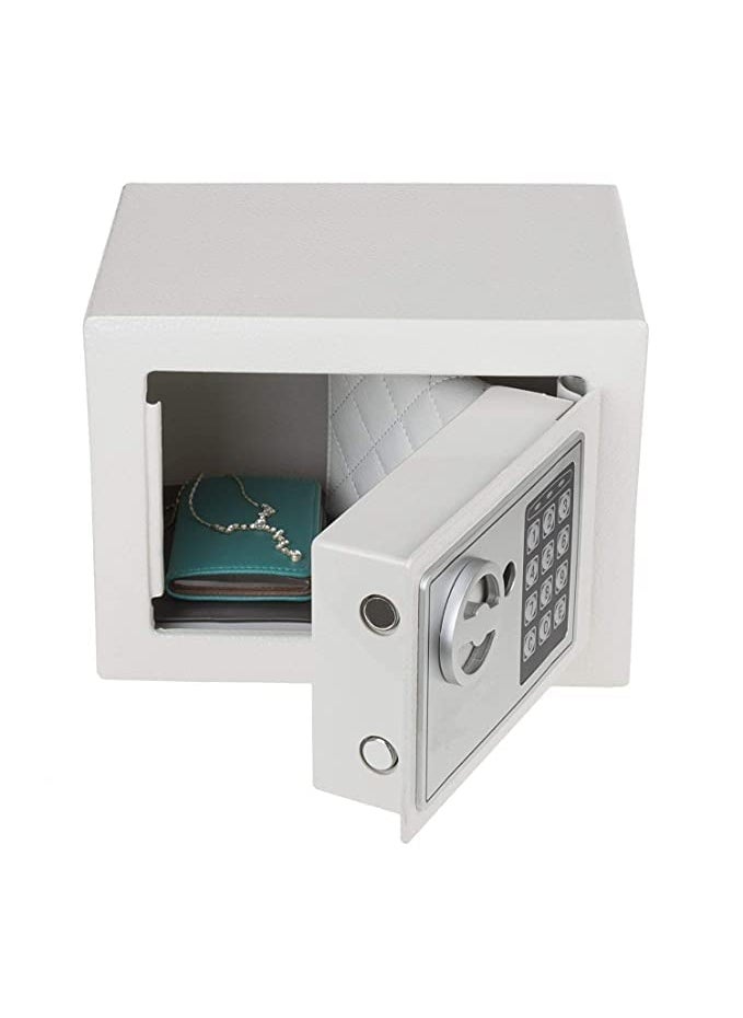 BESTOW Bestow Digital Electronic Safe LockerBox for Home Shops Office and personal use for Jewellery Money Valuables White  - Image 2