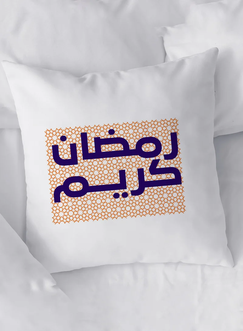 لوحة غطاء وسادة من البوليستر بتصميم رمضان كريم