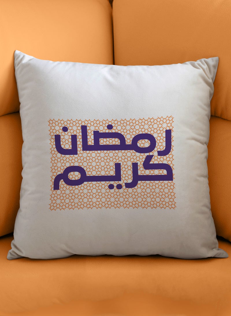 لوحة غطاء وسادة من البوليستر بتصميم رمضان كريم - Image 4