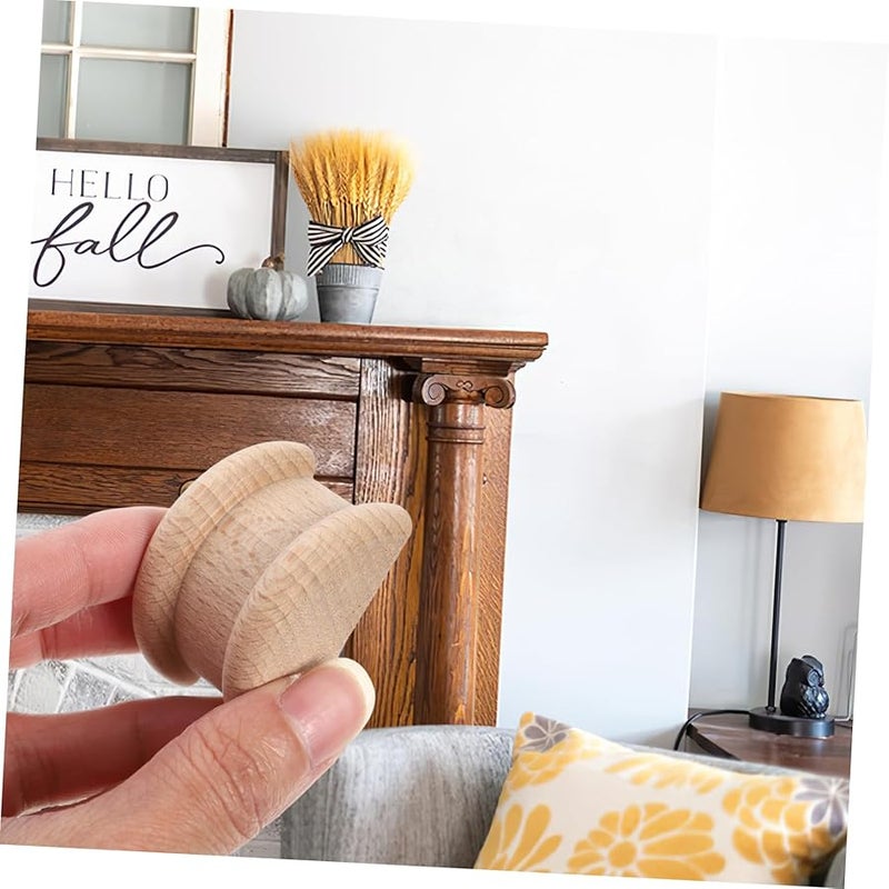 كوربيل خشبي ريفي منقوش أوروبي للأثاث والديكور قطعة واحدة - Image 5