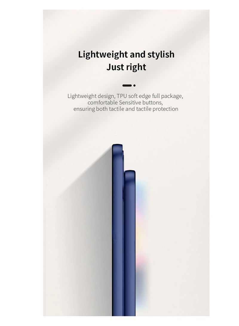 CHAPPELINE Soft Silicone Fabric Texture Case Cover For Xiaomi Redmi 13C 4G 2023 Navy Blue - Image 4