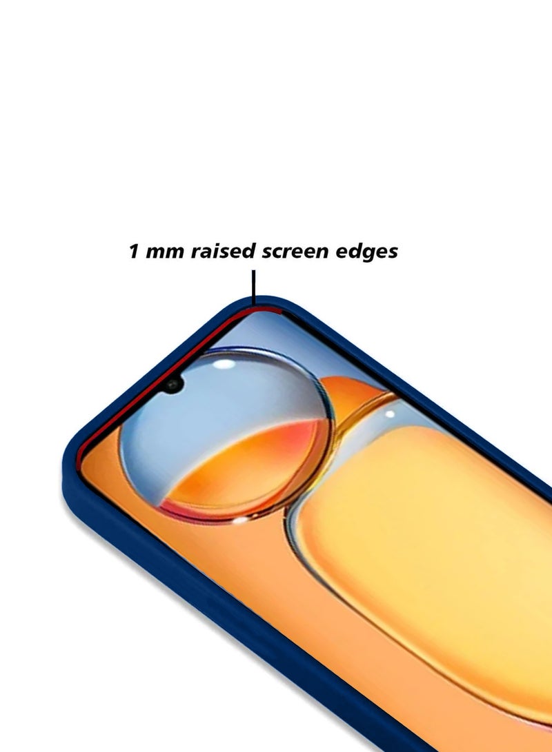 CHAPPELINE Soft Silicone Fabric Texture Case Cover For Xiaomi Redmi 13C 4G 2023 Navy Blue - Image 5