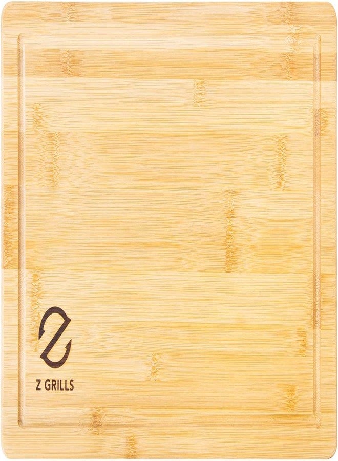 Z GRILLS Selected Bamboo Cutting Board with Deep Juice Groove, 15.7 x 11.4 Inches, Charcuterie and Chopping Butcher Block for Meat - Image 1