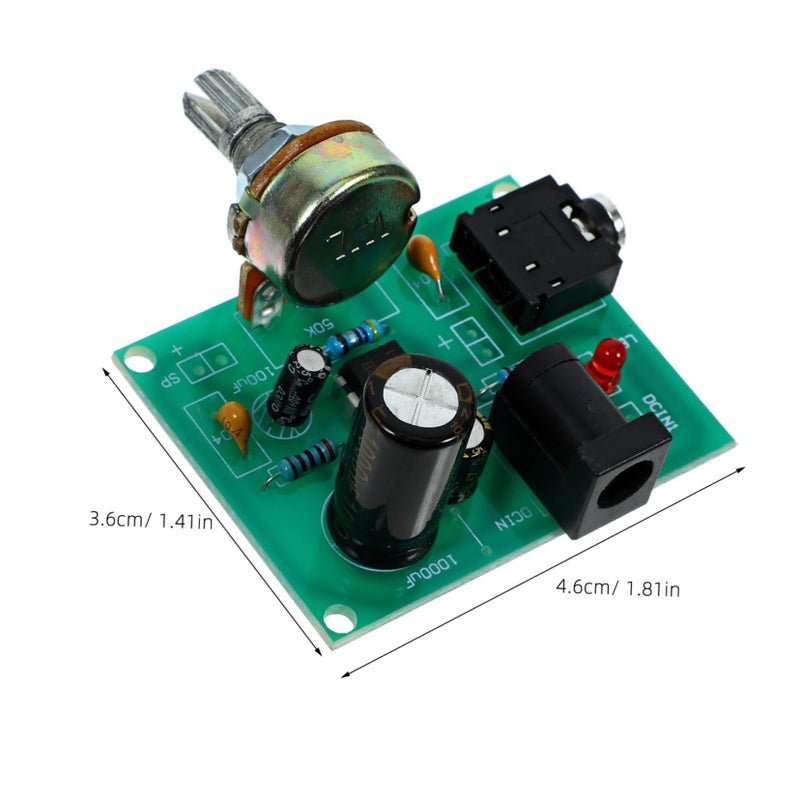 LM386 Mini Amplifier Board Kit 2 Sets Low Power 3 12V Solder Practice DIY Audio Project - Image 3