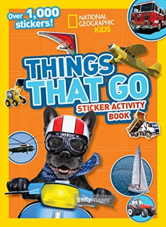 Things That Go Sticker Activity Book