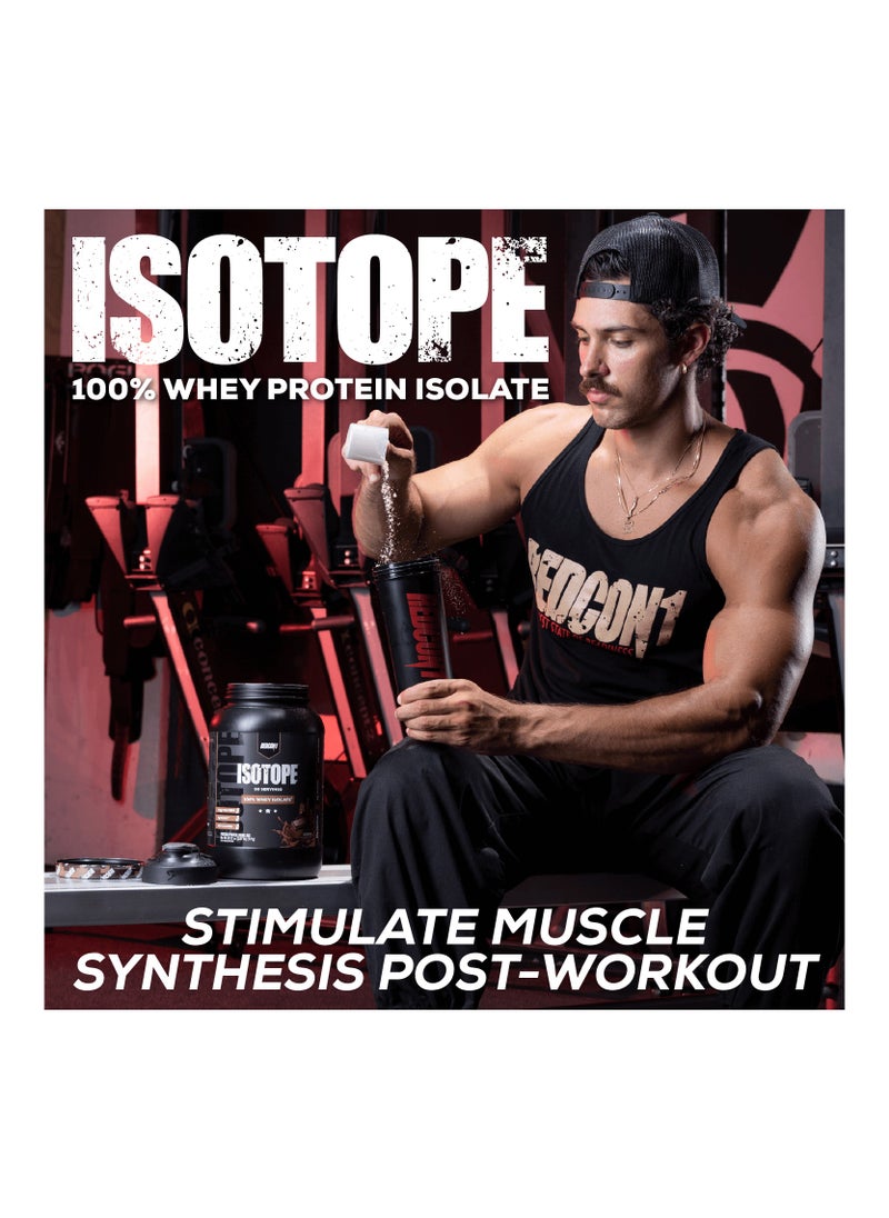 REDCON1 Isotope 100% Whey Isolate 2421g Peanut Butter Chocolate Flavor  - Image 3