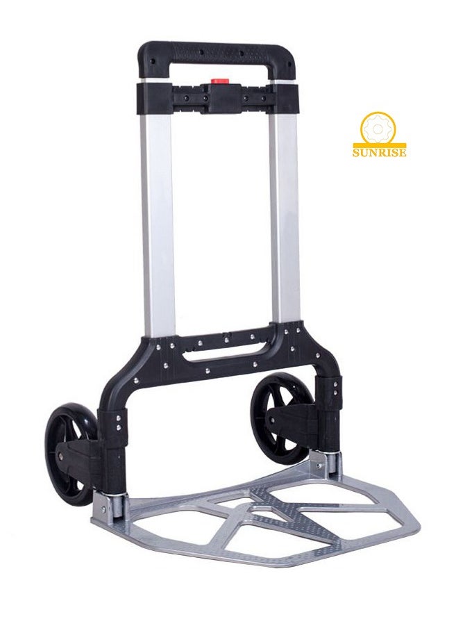 SUNRISE - Folding Hand Truck Trolley Big Capacity Aluminum Portable Folding Hand Cart Trolly And Dolly With Wheels - Image 1