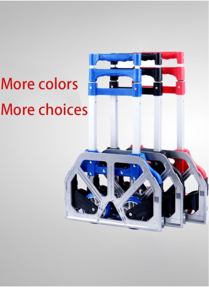 SUNRISE - Folding Hand Truck Trolley Big Capacity Aluminum Portable Folding Hand Cart Trolly And Dolly With Wheels - Image 1