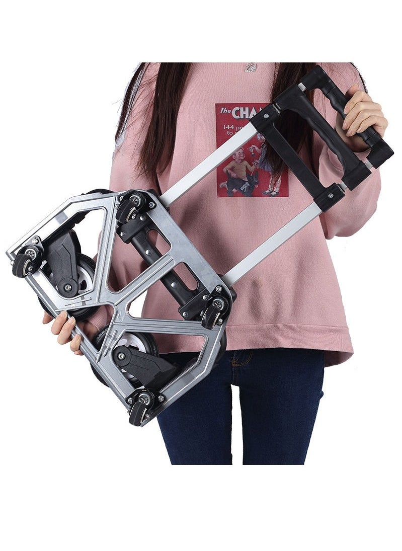SUNRISE - Folding Hand Truck Trolley Big Capacity Aluminum Portable Folding Hand Cart Trolly And Dolly With Wheels - Image 1
