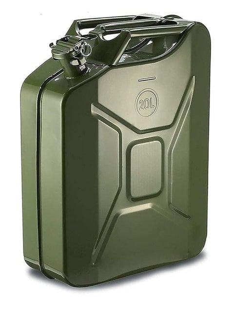 Fuel Can for Gasoline, Diesel and Other Liquids Metal Jerry Can Green Made in Taiwan