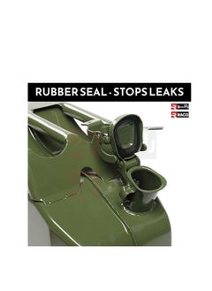 ميدويست Fuel Can for Gasoline, Diesel and Other Liquids Metal Jerry Can Green Made in Taiwan  - Image 4