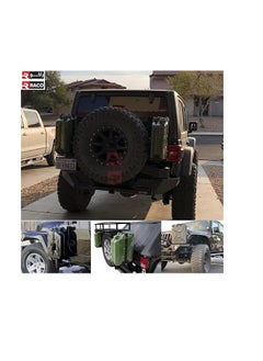 ميدويست Fuel Can for Gasoline, Diesel and Other Liquids Metal Jerry Can Green Made in Taiwan  - Image 5