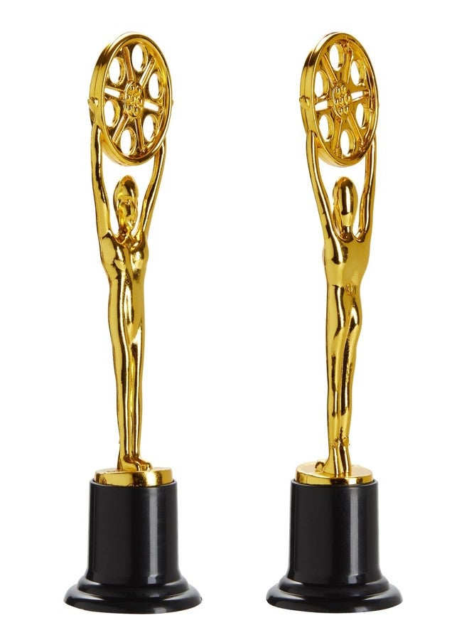 Juvale Mini Trophies - Film Reel Awards - Mini Trophy Party Favors - Trophy Award Pack - Pack of 12, 6.1 in Height, Gold & Black - Image 5