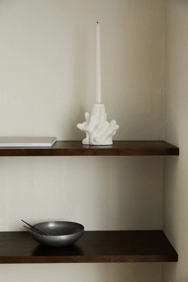 H&M Stoneware candle holder
