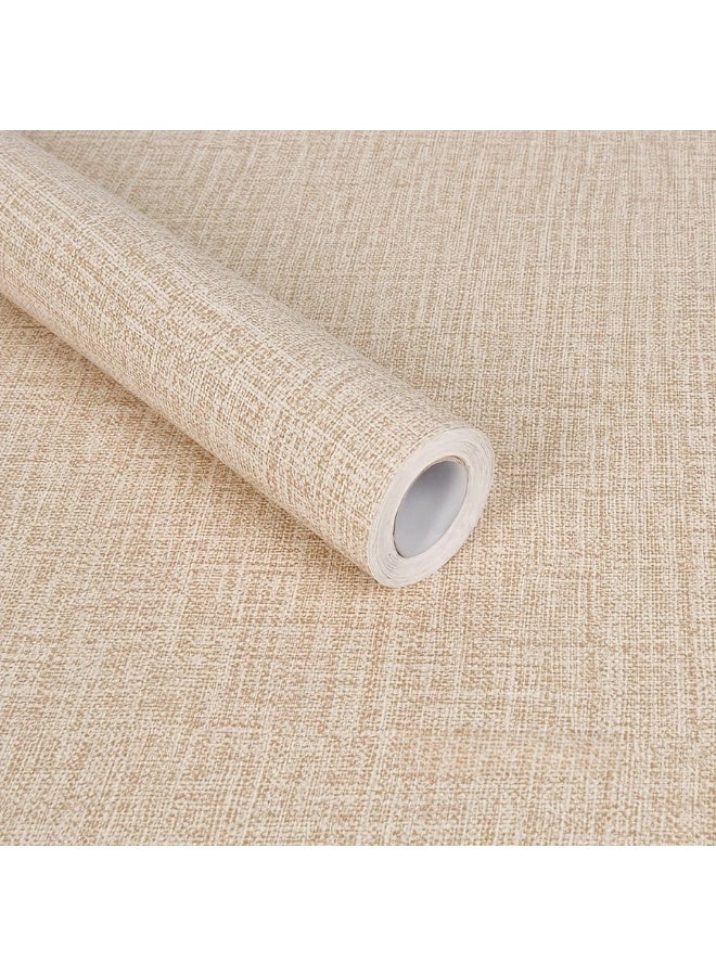 آنا ورق جدران ذاتي اللصق مقاوم للماء والرطوبة من قماش الكتان لتزيين الحمامات والفنادق - Image 1